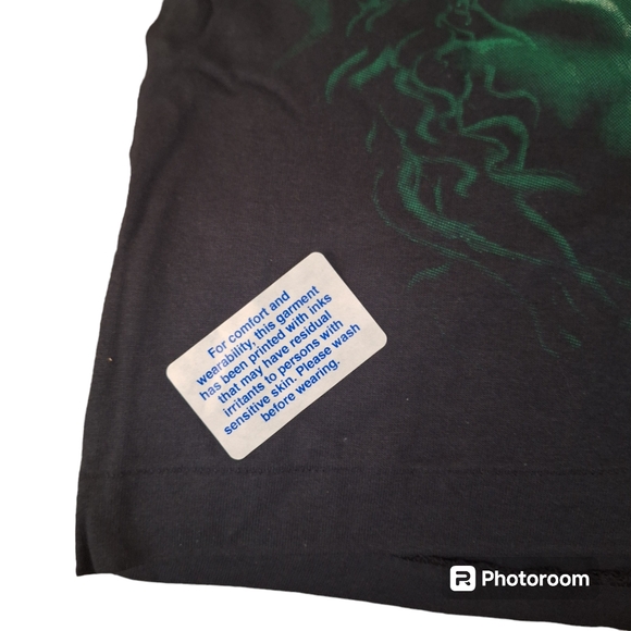 Vtg NOS 1994 Liquid Blue Wizard AOP Single Stitch Shirt Sz XL On FOTL Tag USA - Picture 4 of 9